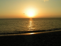 Sonnenuntergang am Meer